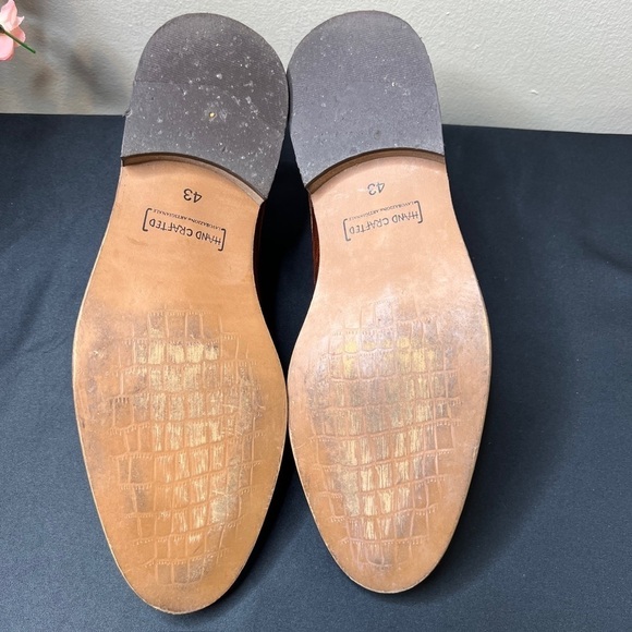 🌹Bullboxer Brown Leather Shoes Men’s 10 Casual Work Office Business Texetos - Picture 8 of 14